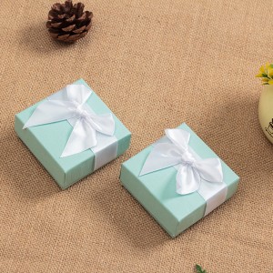 Jewelry High-end Ring Box Bowknot Box Small Bracelet Earring Box Jewelry Box