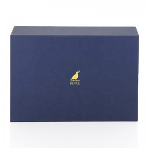 Plain Printed Magnetic Closure Flap Elegant Bespoke Paper Cardboard Gift Boxes With Hinged Lid