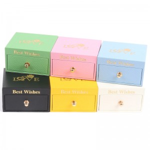 New Macaron Drawer Box Jewelry Box Ring Box Earring Box Pendant Necklace Box Jewelry Box Gift Box